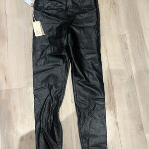 Aritzia Wilfred Daria Leather Leggings